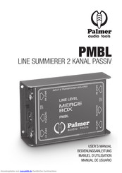 Palmer PMBL Bedienungsanleitung