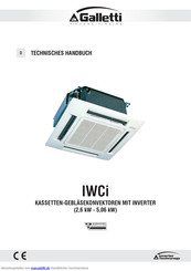 Galletti IWCi 032 Technisches Handbuch