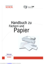 Xerox Phaser 7300 Handbuch Zu Fachern Und Papier