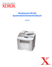 Xerox WorkCentre PE120i System Administration Handbuch