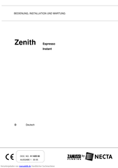 Necta Zenith Bedienungsanleitung