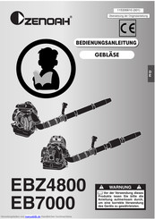 Zenoah EBZ4800 Bedienungsanleitung