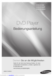 Samsung DVD-H1080W Bedienungsanleitung