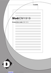Diamond CM1319A Bedienungsanleitung