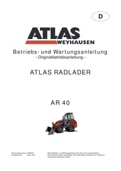 Atlas AR 40 Originalbetriebsanleitung