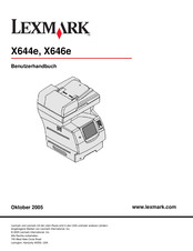 Lexmark X646e Benutzerhandbuch