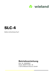 Wieland SLC-4 Select Betriebsanleitung
