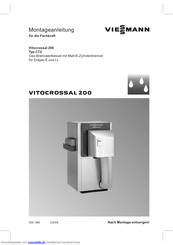 VIESMANN VITOCROSSAL200 Montageanleitung