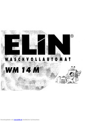 Elin WM 14M Technischer Handbuch