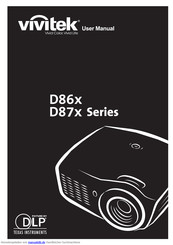 Vivitek D86X series Benutzerhandbuch