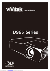 Vivitek D965 Series Benutzerhandbuch