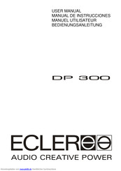 Ecler DP 300 Bedienungsanleitung