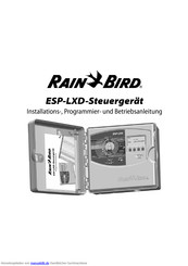Rain Bird esp-lxd Betriebsanleitung