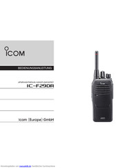 Icom IC-iF29DR Bedienungsanleitung