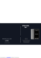 LG Prada KF900 Bedienungsanleitung