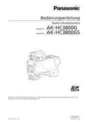 Panasonic AK-HC3800G Bedienungsanleitung