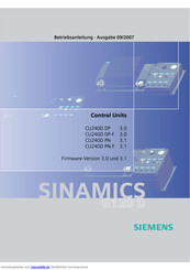 Siemens CU240D DP Betriebsanleitung