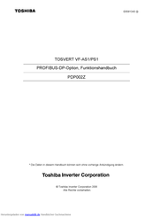 Toshiba TOSVERT VF-AS1 Handbuch