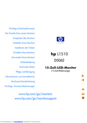 Hp L1510 Benutzerhandbuch