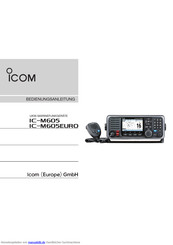 icom IC-M605 Bedienungsanleitung
