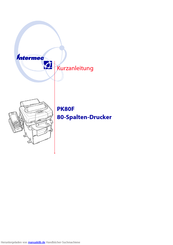 Intermec PK80F Kurzanleitung