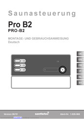 Sentiotec Pro B2 Gebrauchsanweisung