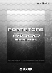 Yamaha Portatone PSR-A1000 Bedienungsanleitung
