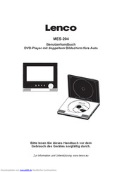 Lenco MES-204 Benutzerhandbuch