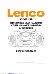 LENCO SCD-38 USB Benutzerhandbuch
