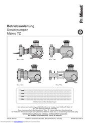 ProMinent Makro TZMb Betriebsanleitung