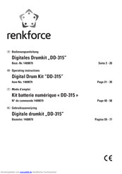Renkforce DD-315 Bedienungsanleitung