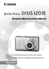 Canon IXUS 120 IS Benutzerhandbuch