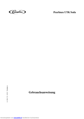 Cornelius Pearlmax UTK Soda Gebrauchsanweisung