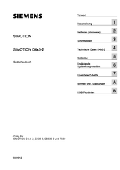 Siemens SIMOTION D4x5-2 Handbuch