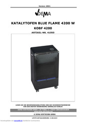 DEMA BLUE FLAME 4200 W Bedienungsanleitung