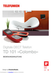 Telefunken TD 101 Colombo Bedienungsanleitung
