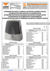 Cardin Elettronica 24Vdc Motors 100/SL324EBSB Anleitung