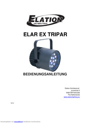 Elation ELAR EX TRIPAR Bedienungsanleitung
