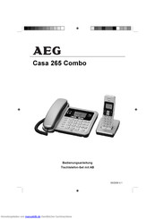 AEG Casa 265 Combo Bedienungsanleitung