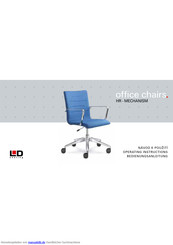 Ld Seating OFFICE CHAIRS Bedienungsanleitung