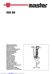 Master VSG 80 Bedienungsanleitung