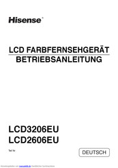 Hisense LCD3206EU Betriebsanleitung