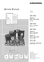 Grundig GREENVILLE 100 SE 7030 Servicehandbuch