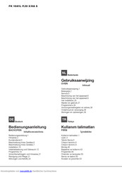 Hotpoint FK 1041L P.20 X/HA S Bedienungsanleitung