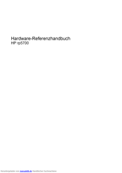 HP rp5700 Hardware-Referenzhandbuch