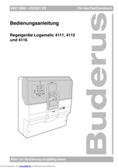Buderus Logamatic 4112 Bedienungsanleitung