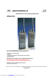 Motorola GP900 ATEX Handbuch