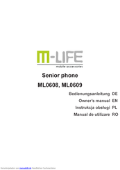 M-Life ML0608 Bedienungsanleitung