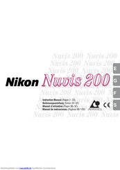 Nikon Nuvis 200 Bedienungsanleitung