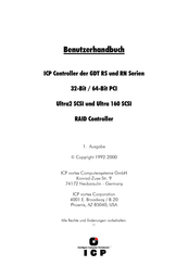 ICP ULTRA 2 SCSI Benutzerhandbuch